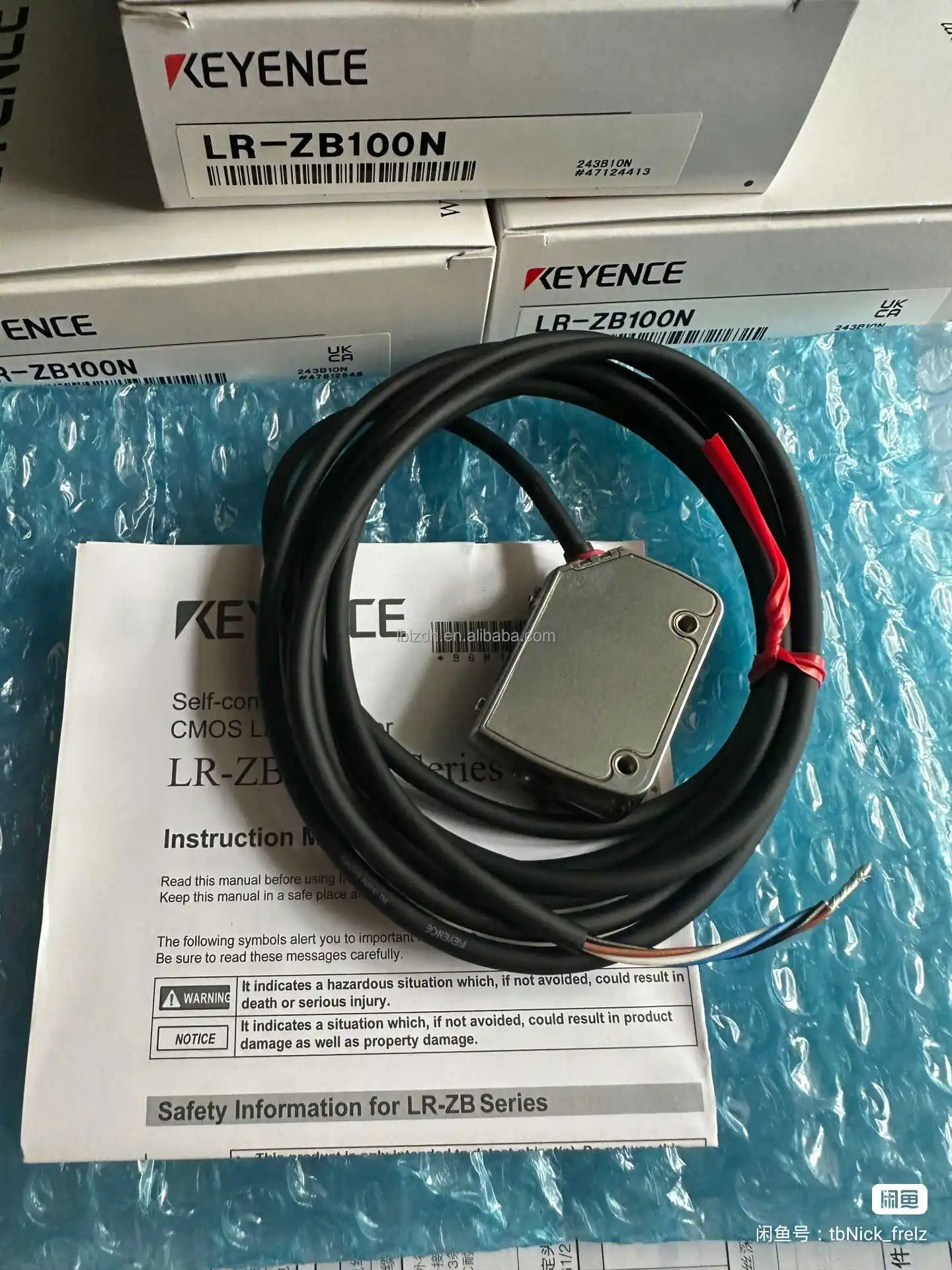 New Original KEYENCE LR-ZB100N Self-contained CMOS Laser Sensor with  Rectangular w/ cable Type 100 mm| Alibaba.com