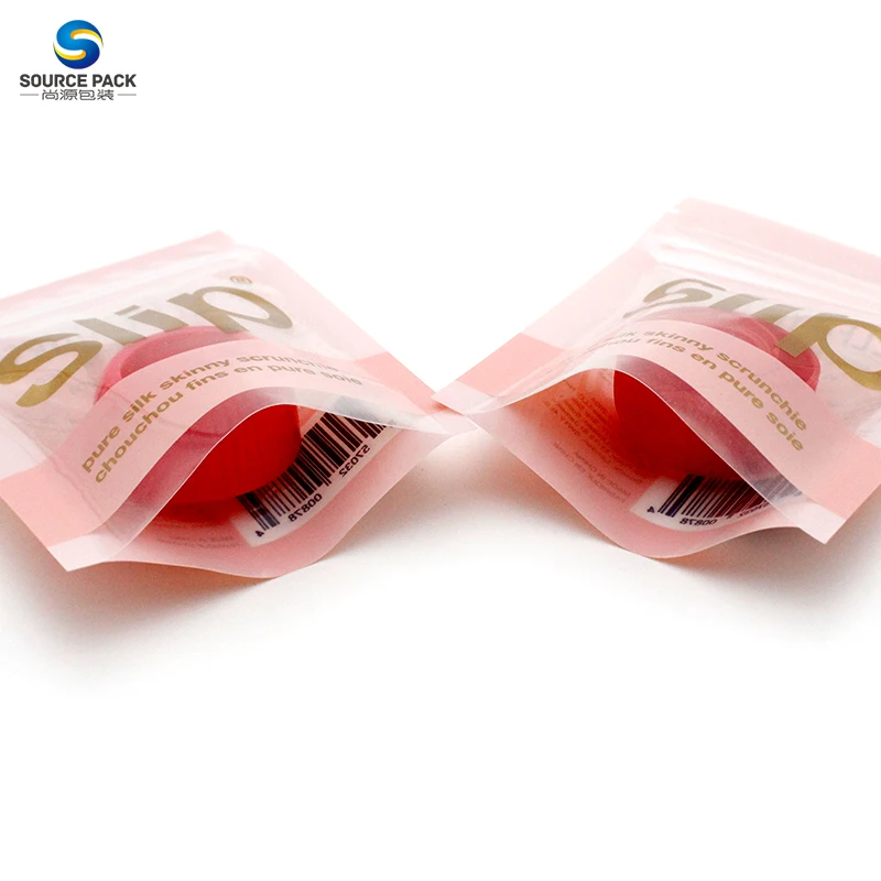 Bag Zipper Packing Rope 3 Side Seal Small Hair Rope Packing Zipper Custom Printed Ziplock ...