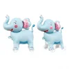 Elefante blu con ruote