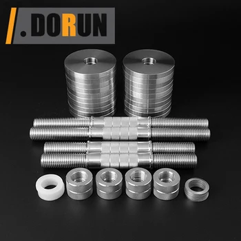 304ステンレス鋼製調整可能ダンベル 40、50、52.5、60、105～200ポンド