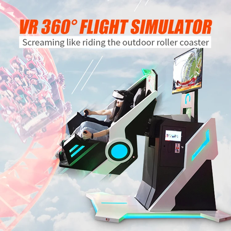 Exciting 720 Degree Flight Simulator Cockpit 360 Vr Chair Rotation Vr