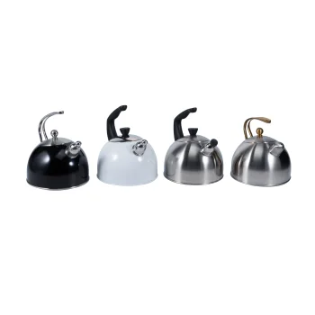Hemispherical PVD with Bakelite Handle Stainless steel kettle Set Coffee Pot