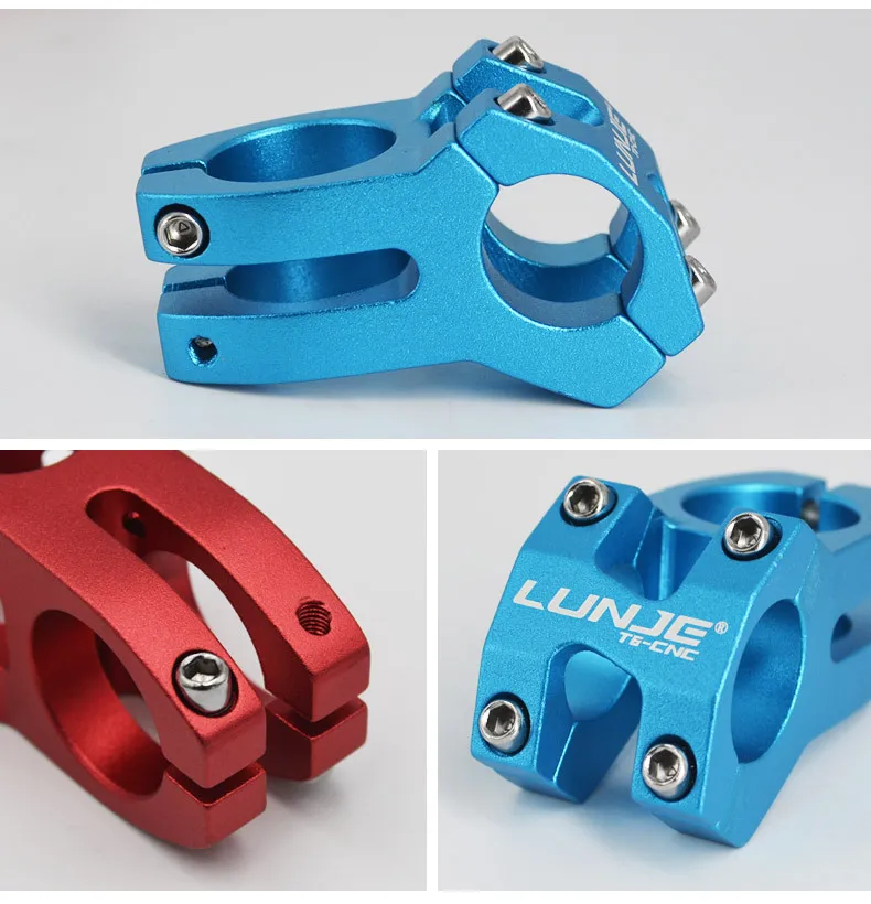 Lunje Aluminum Alloy Handle 25.4*35mm Bicycle Stem Hollow Riser ...