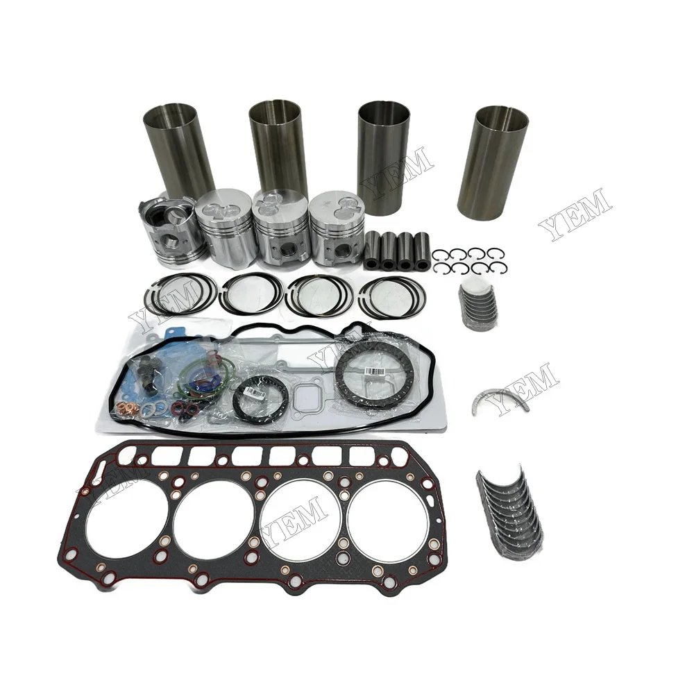 4TNE94 Engine Overhaul Rebuild Kit For Yanmar Engine Piston Ring Gasket Bearing