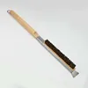 SILVERRubber wood raw color handle coconut palm silk