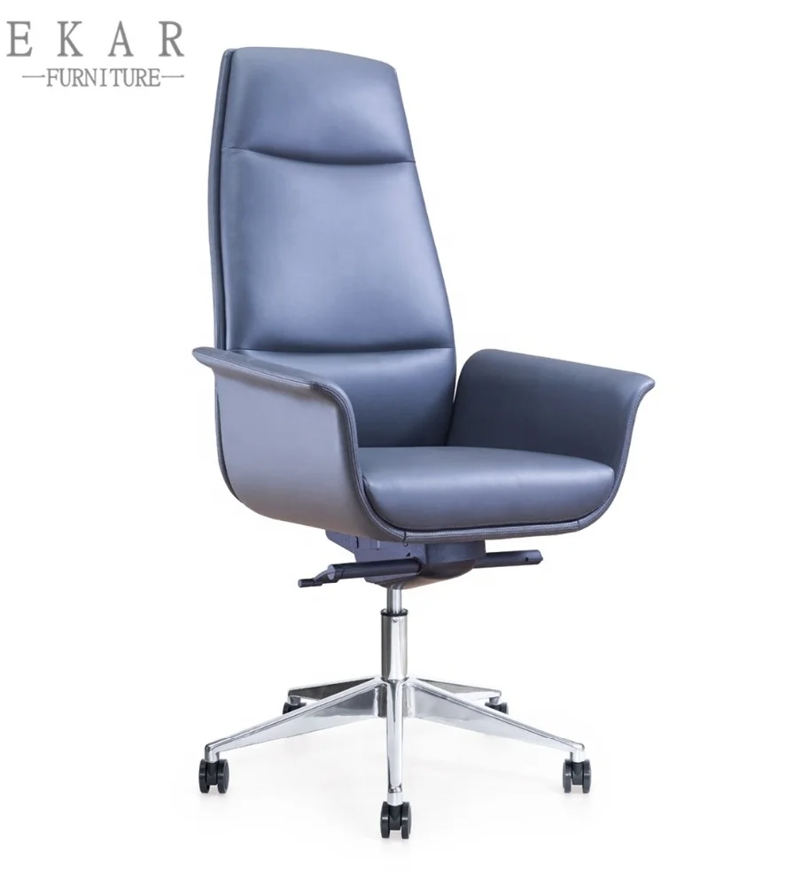 China Office Chair Specification In Blue Leather Executive Chair president chair