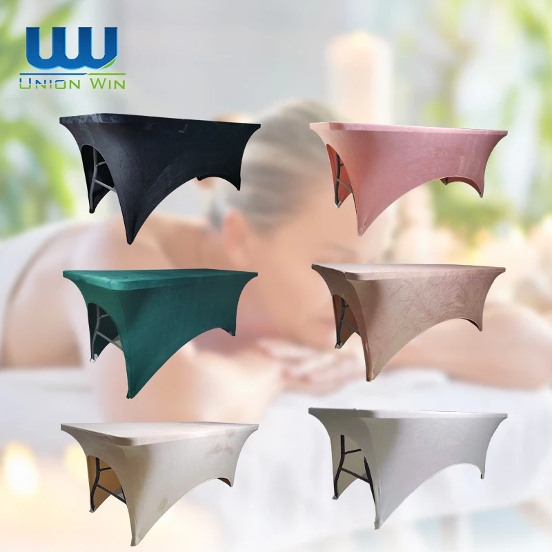 Velvet Cover Luxury Disposable Bed Lash Cover Spa Bed Massage Table Lash Bed Cover Buy Orange