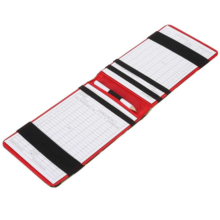 Pointage de Golf Compteur Gardien Porte-Cartes Performance Support De  Tableau De Bord et Yardage Livre Titulaire pour le Golfeur Stat Feuille De  Suivi