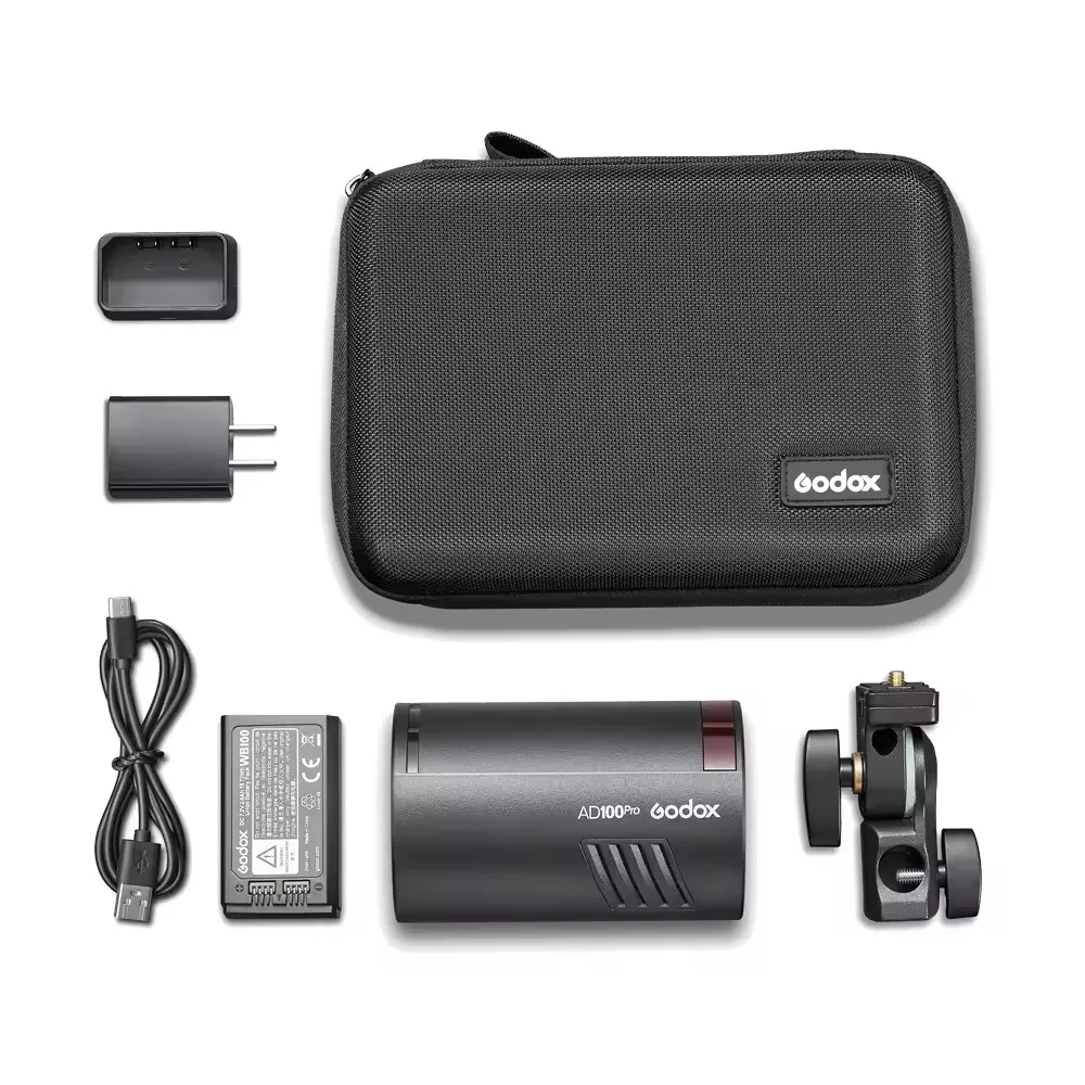 Godox Ad100pro Pocket Flash - 100ws Outdoor Studio Strobe