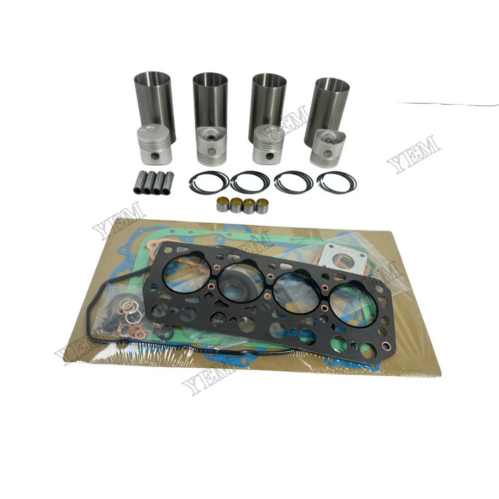 Overhaul Kit With Gasket Set Compatible for Mitsubishi K4C Engine Rebuild Kit 4