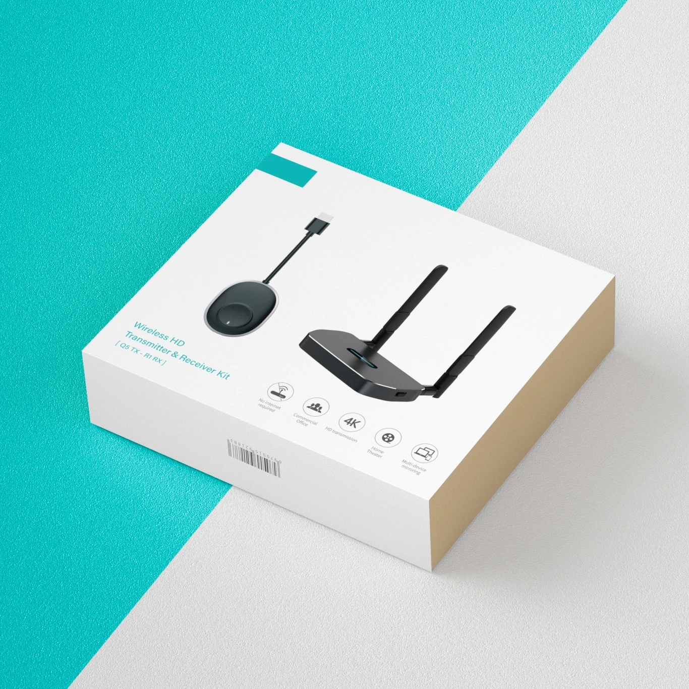 Mirascreen Q5+r1 Wireless Hdmi Transmitter And Receiver One To More