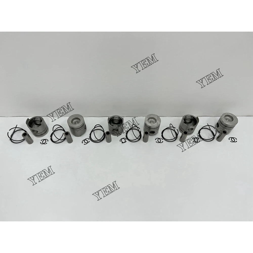 FD6 Piston With Ring Kit Fit for Nissan Forklift Excavator Engine for Nissan Piston With Ring Kit 2