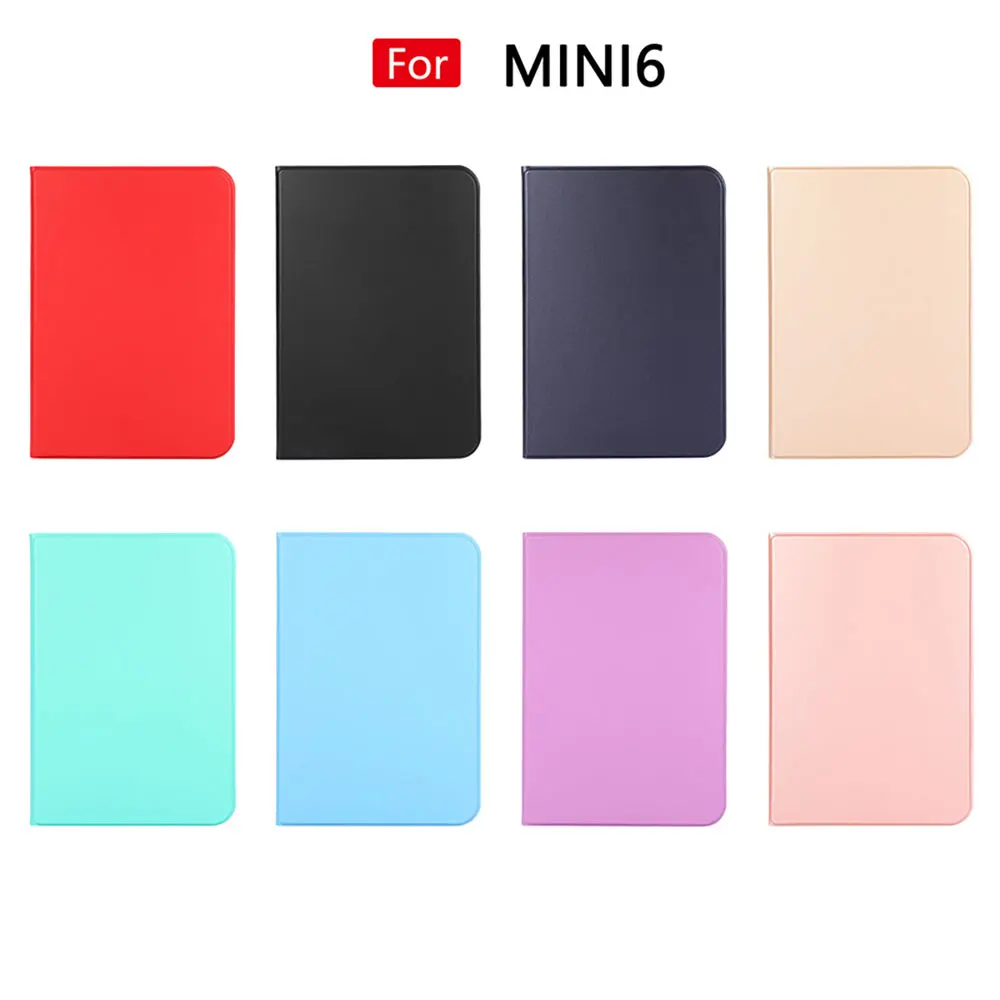 product laudtec suitable for ipad mini 6 sturdy protective frame ultra thin flip leather intelligent cover tablet case-9