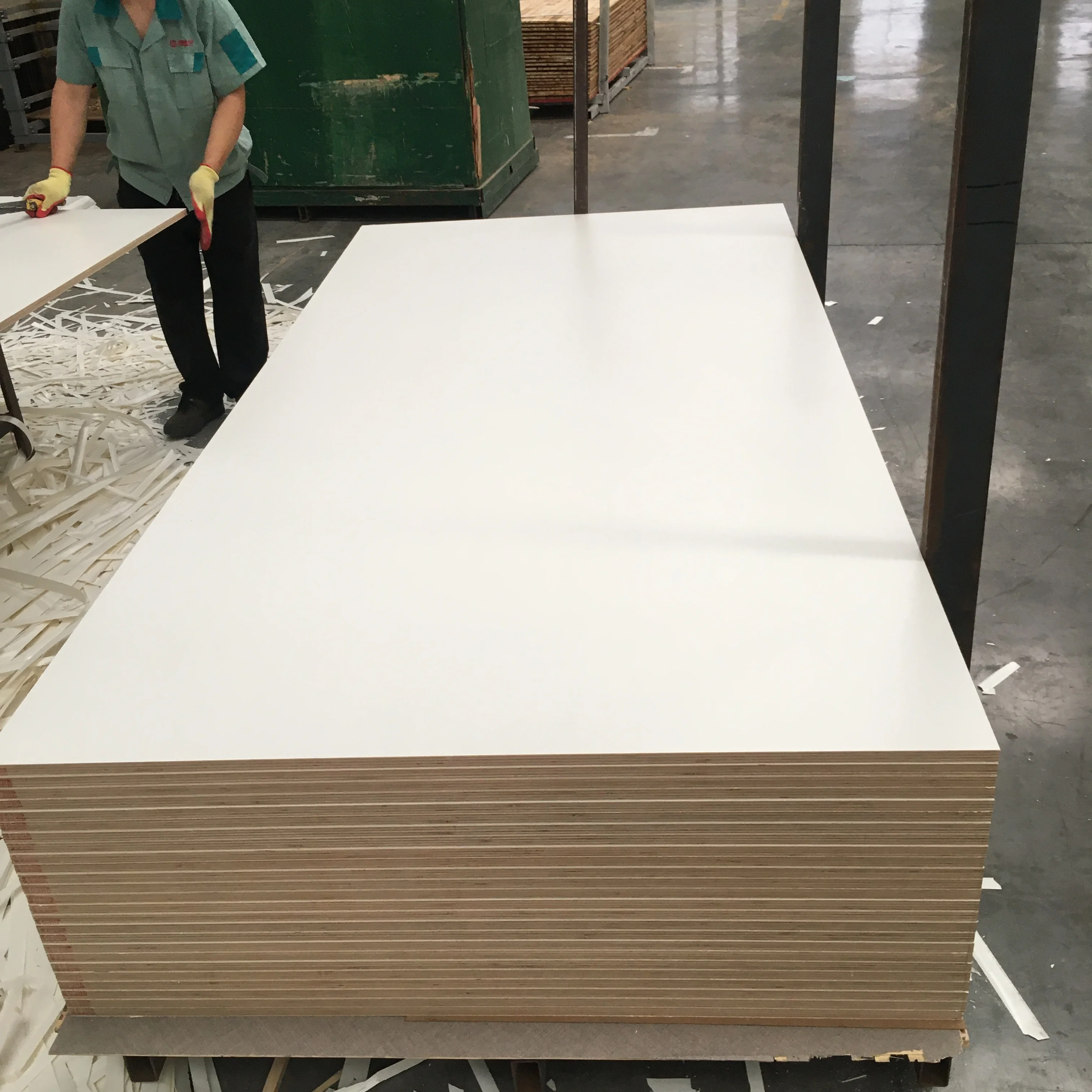 Hpl Waterproof B Grade Color Off White Wood Grain Veneer Furniture ...