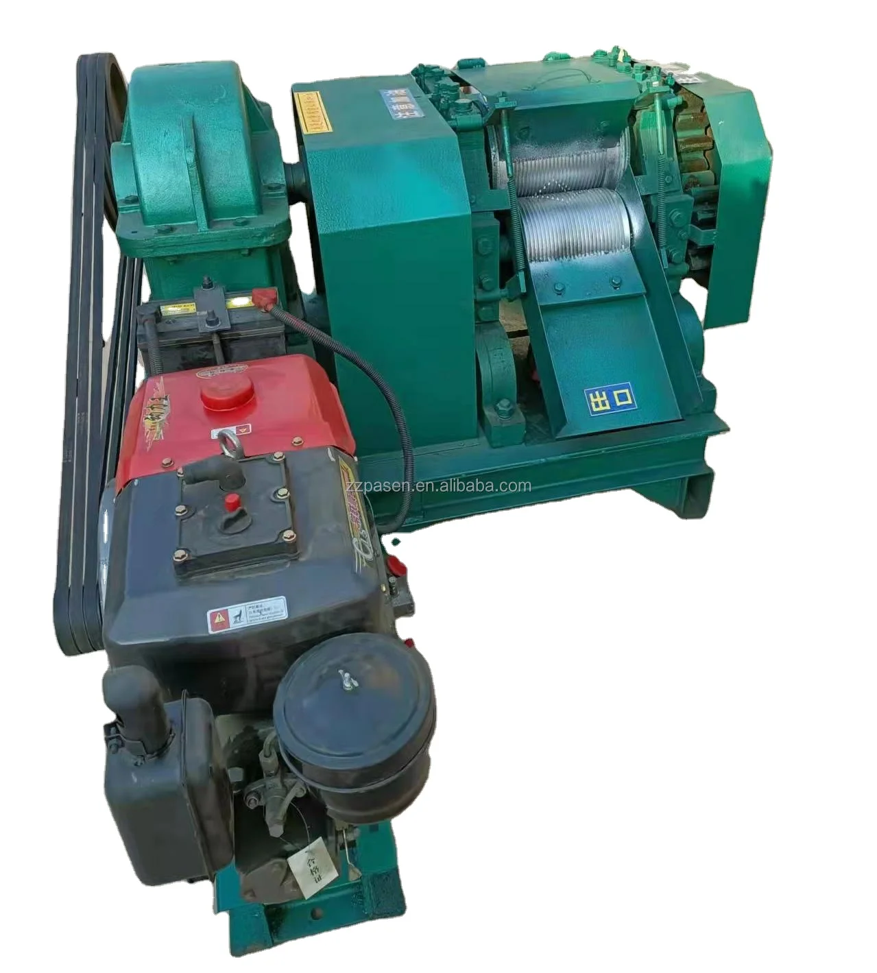 Large Capacity Sugarcane Juicer Sugarcane Juice Making Machine Diesel Engine Driven Type Sugar Cane Juicer