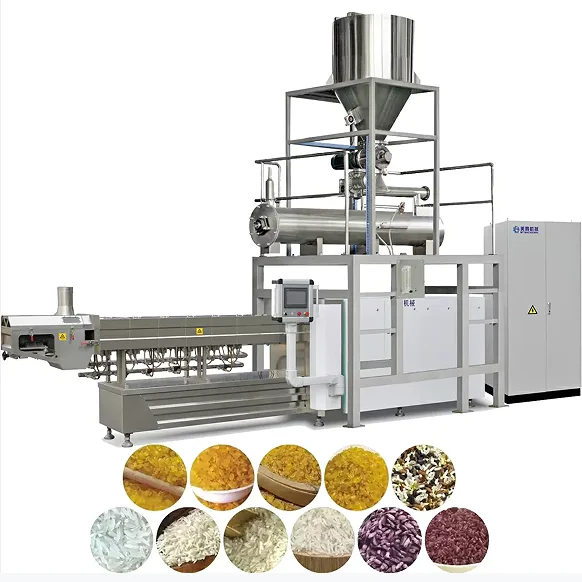 Artificial Rice Plant Full Automatic 800-1000kg/h Fortified Rice Machine