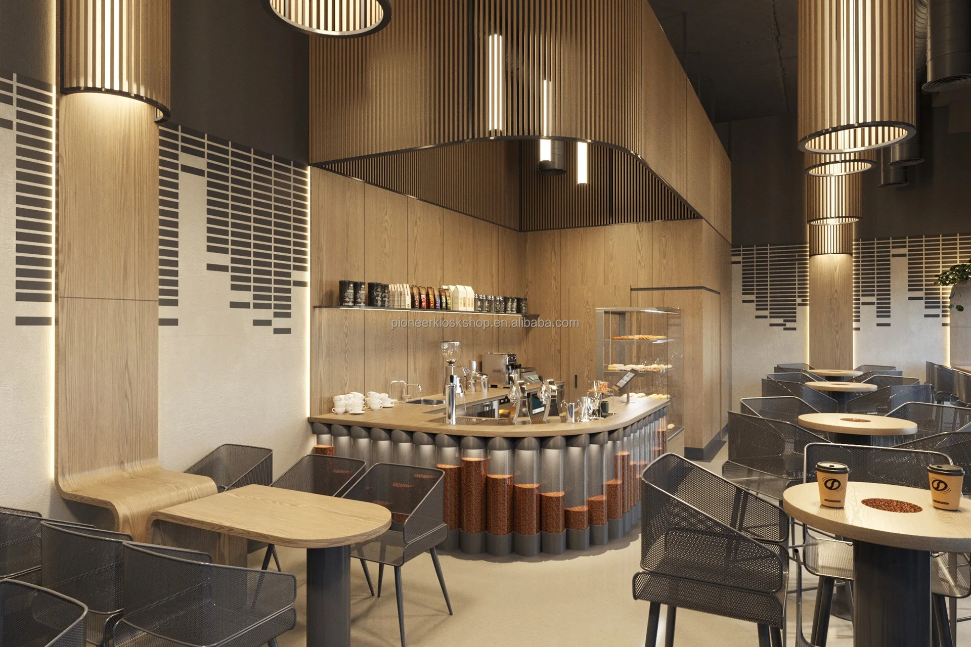 2022 Newest Coffee Shop Interior Design Restaurant Dining Furnitures