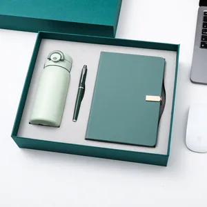 Custom Luxury Black Coffee Mug A5 Notebook Gift Set with Power Bank Cute Corporate Ideas PP Cover Available Various Pen Colors