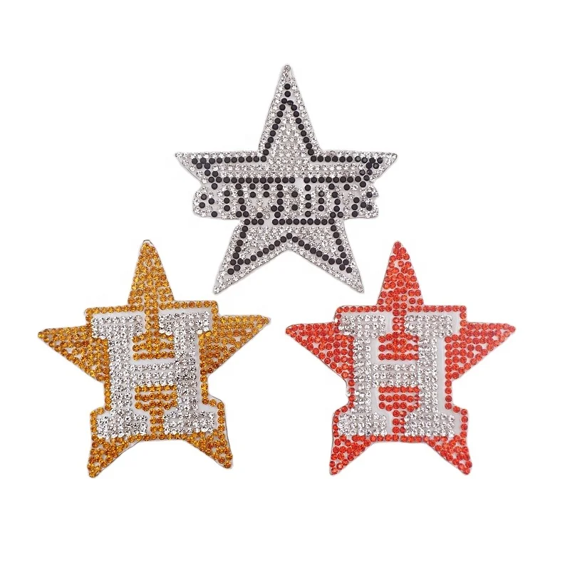 Free sample hotfix motif heat transfer rhinestone flower iron on patches for bling decorations