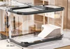 Colore nero grande: 35,5 * 22,3 * 22,7 cm