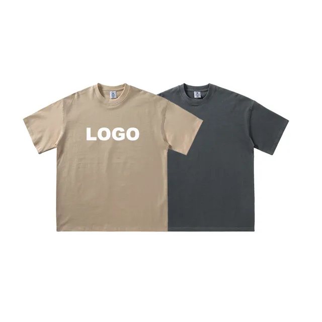 Customization T Shirt Streetwear Faded Vintage Graphic Boxy Custom Prints T-Shirt