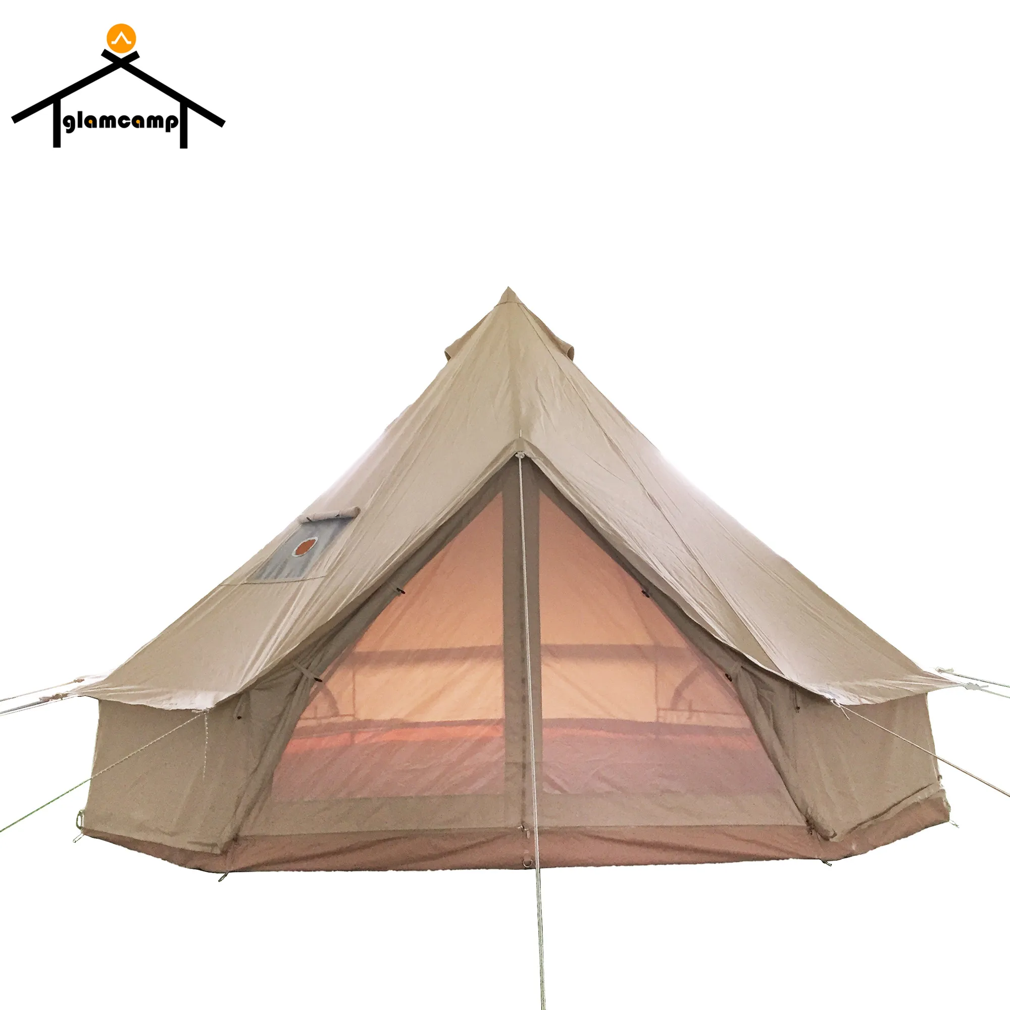 Luxury Family Tent Waterproof Canvas Glamping Bell Tent
