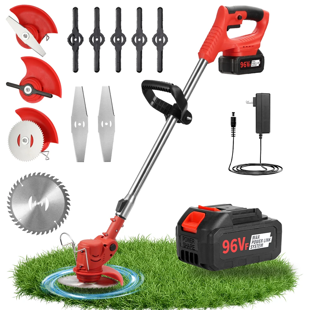 21V Lithium Battery Electric Cordless Grass Cutting Machines Grass Trimmer Line