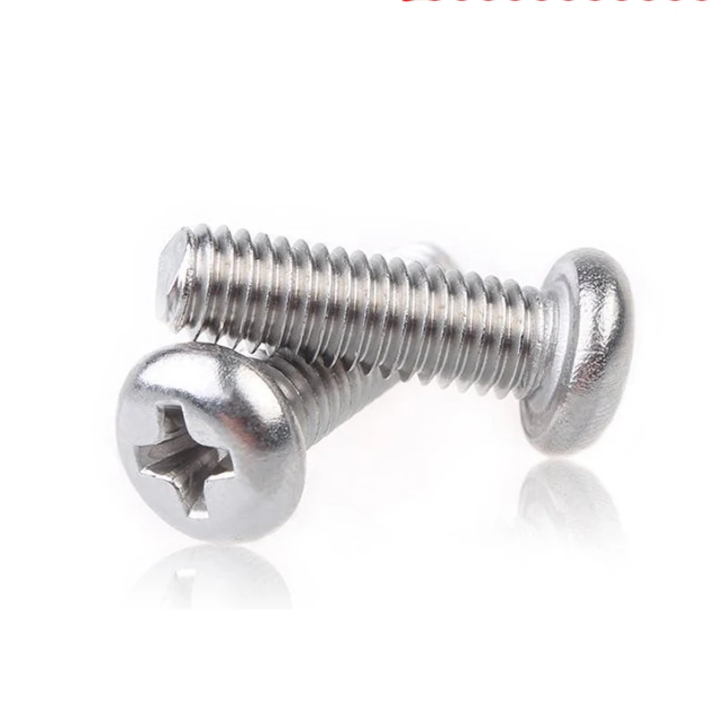 Din 7985 Nickel-Plated Pan Head Machine Screw Zinc-Plated M3 M4 M2 M5 Thread Size Customized Thread Size Screw