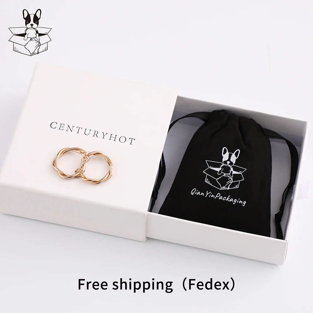 9*9cm Paper Sliding Jewelry Box With Pouch Personalized Jewelry Packaging Box Drawer Necklace