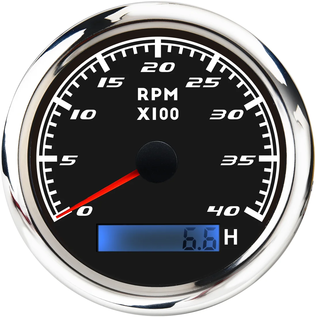 85mm Universal Hour Meter Programmable Electronic Tachometer 3000RPM Gauge for Truck Motorcycle Bus