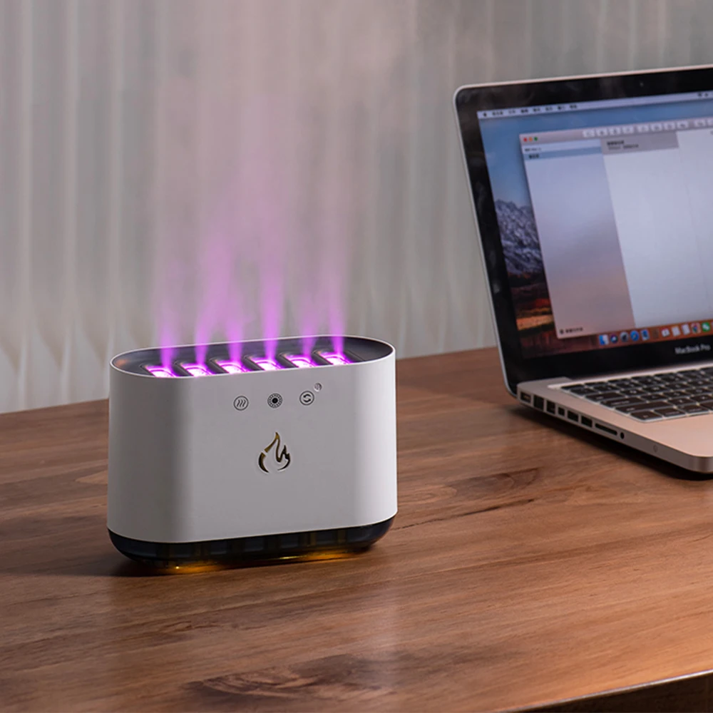 Nano Atomizer Spray Vaporizer Portable Smart Home Appliance Colorful Gradient Light Music Humidifier Diffuser