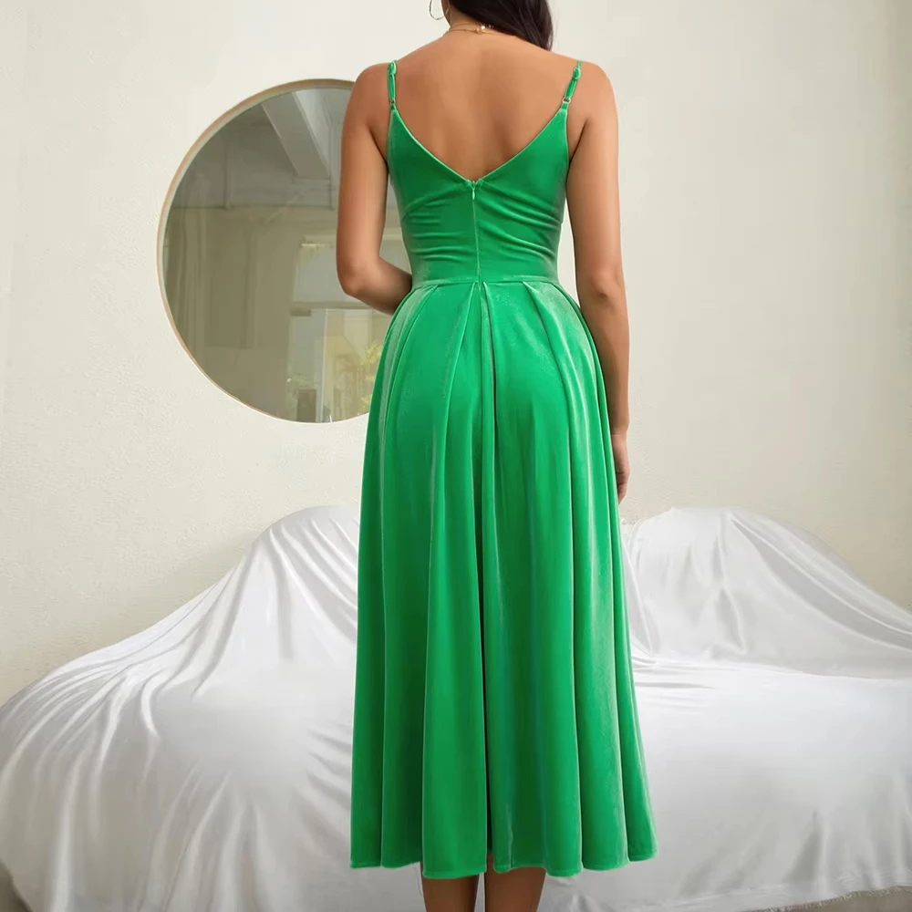 Shop Women's Velvet Maxi Dresses - Anti-Wrinkle & Sustainable
