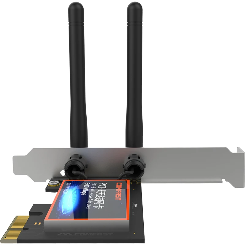 COMFAST CF-WP300 300Mbps Ralink RTL8192EE High Power Mini PCI Wireless LAN Card WiFi PCI-E Card for Desktop PC 2.4G Wifi PCIE-X1