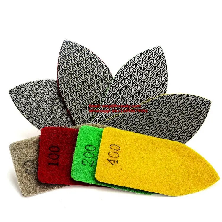 Triangle Diamond Polishing Pads 