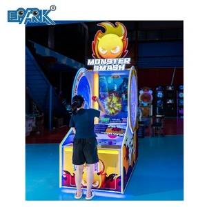 New Arrival Arcade Coin Pusher Monster Smash Ball Throwing & Ticket Redemption Game Machine for Game Centers