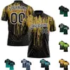 Paint Splatterblack and Gold