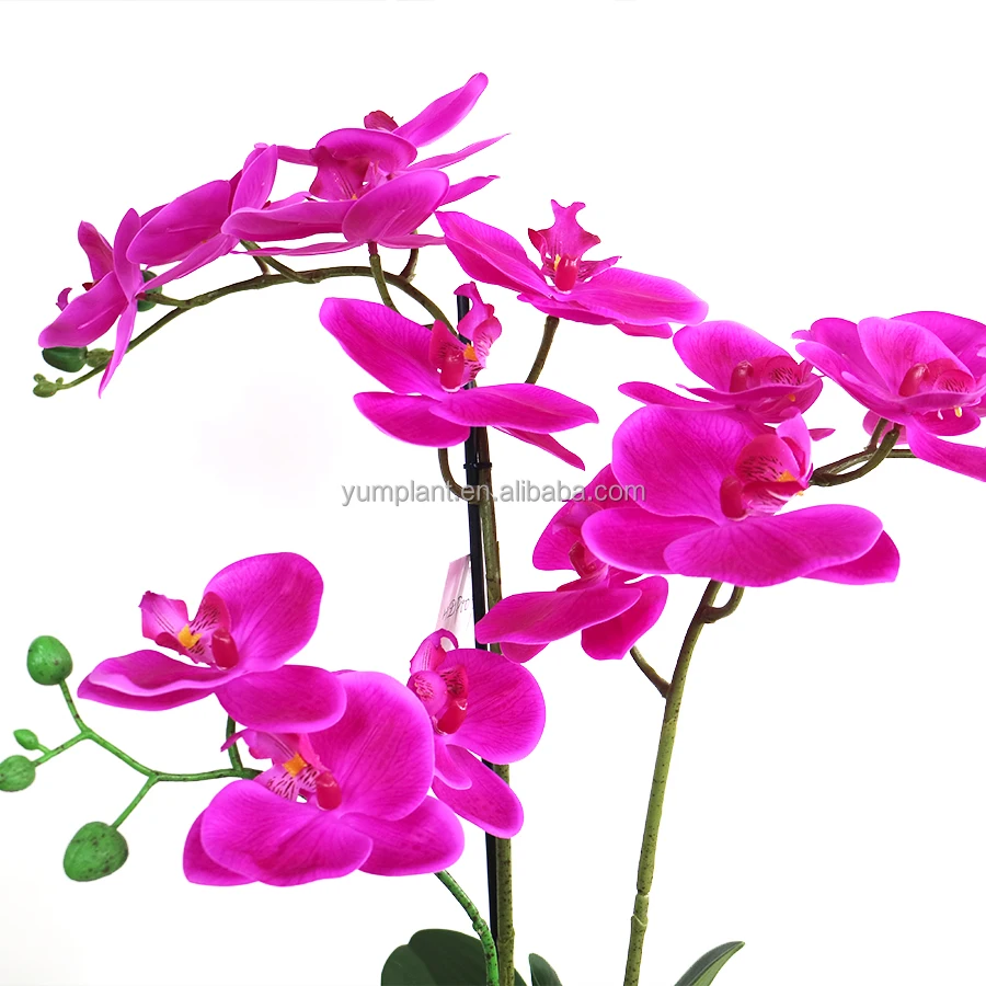 Artificial 56cm High Pink Color Orchid Plant With Pot Buy Artificial