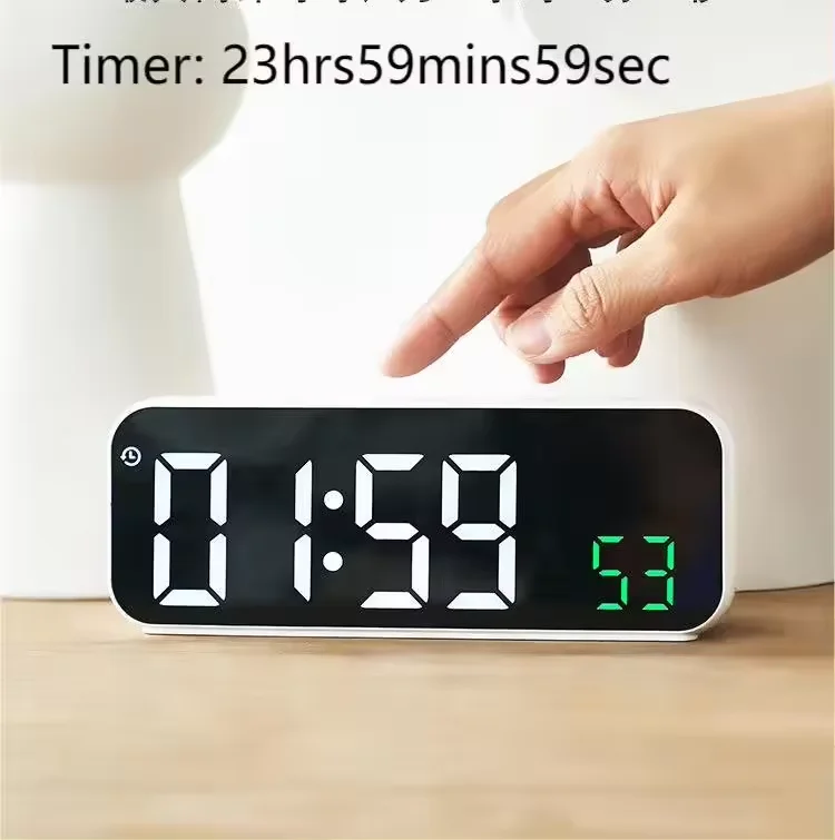 New Arrival Good Quality Calendar Display Table Alarm Clock Nordic Digital Living Room Led Digital Desktop Clock
