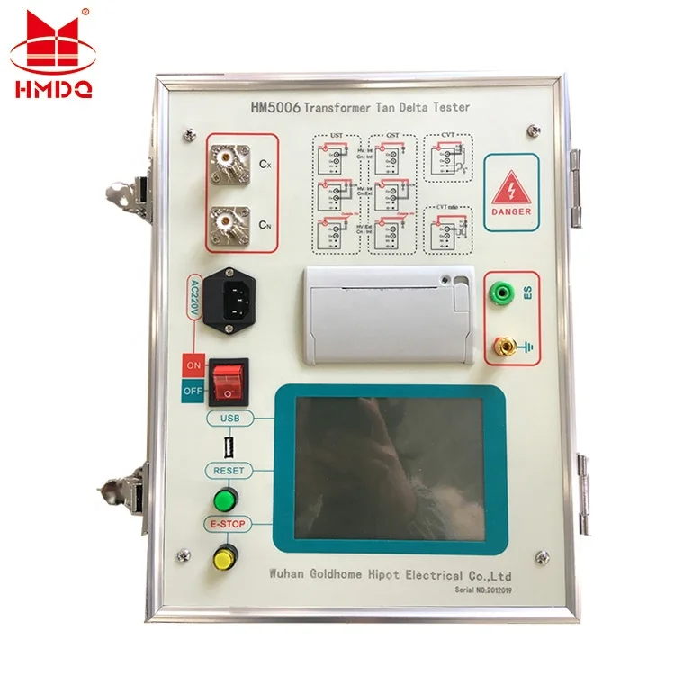 HMDQ Transformer Fully Automatic Anti-interference Dielectric Loss Tester HV Tan Delta Meter test Kit
