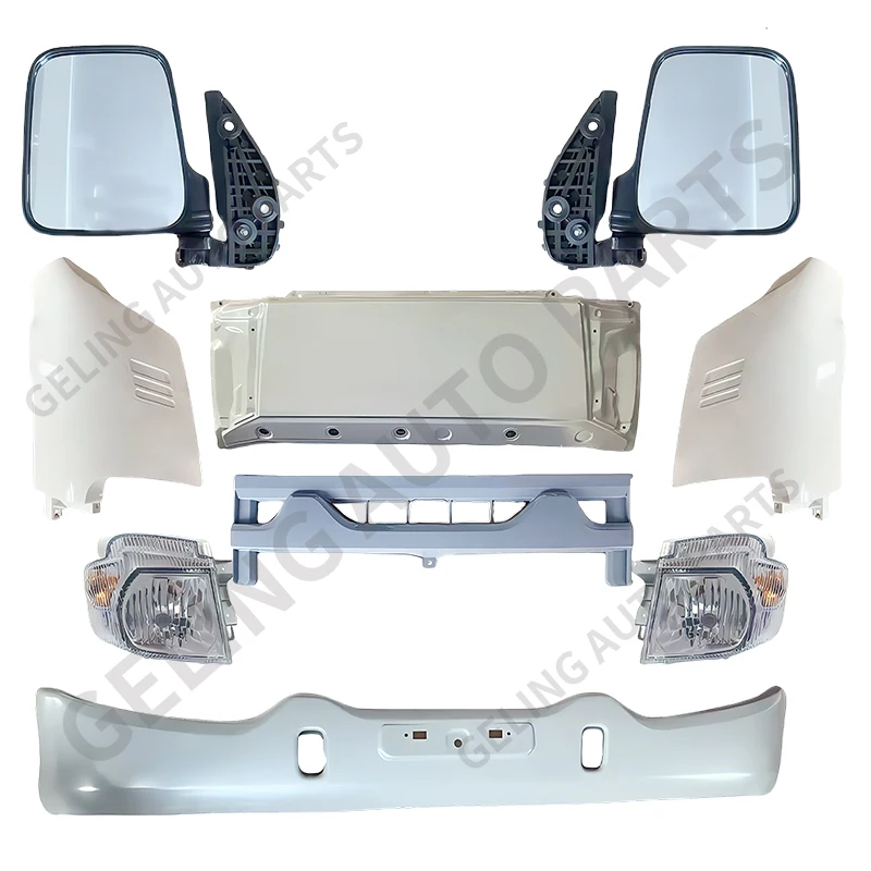 GELING Auto Part Body Kit Front Head Lamp Headlight Bumper Grille Mirror for Isuzu Travis Traviz Traga 2021 2022 2023 2024 Truck