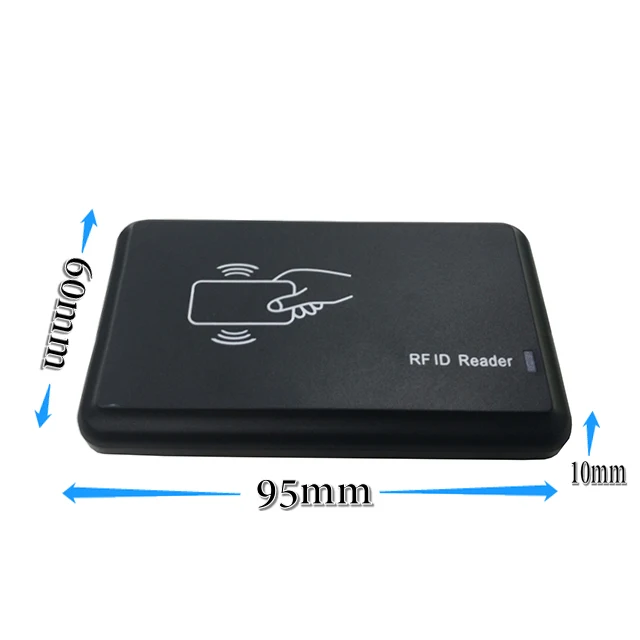 125Khz RFID Reader USB Proximity Smart Card Reader No Driver Plug and Play EM ID USB for EM ID USB for Access Control