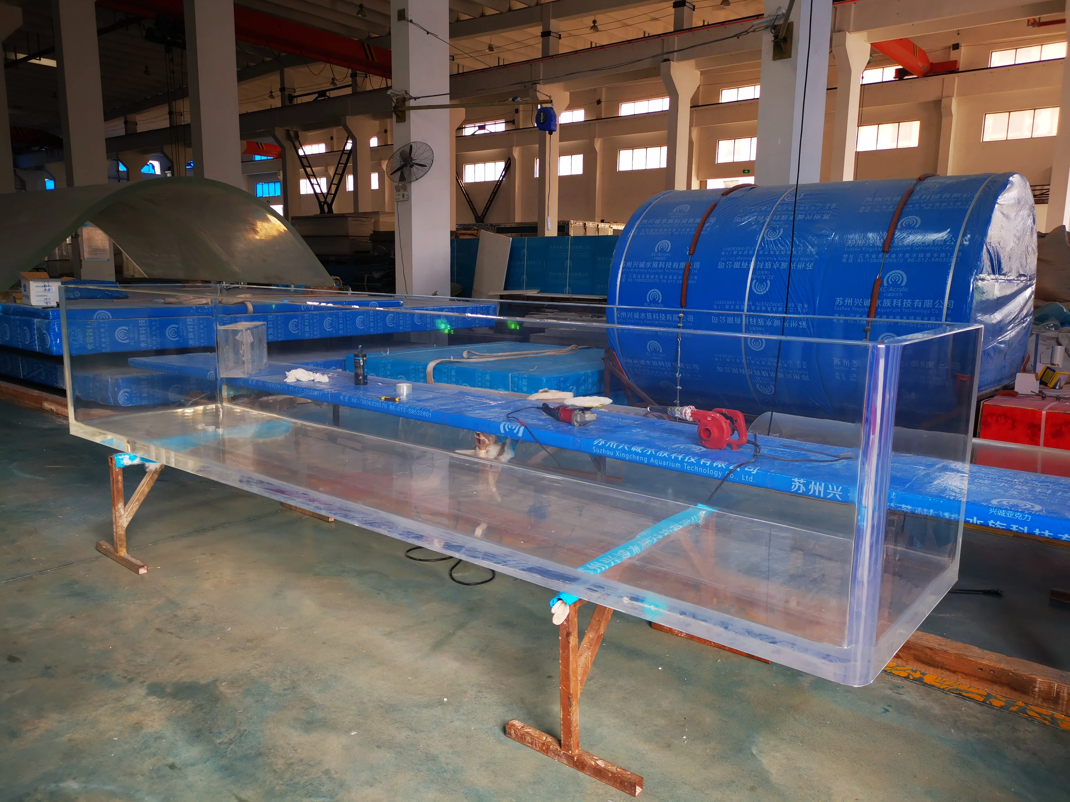 Aquarium transparent casting acrylic plate project manufacture