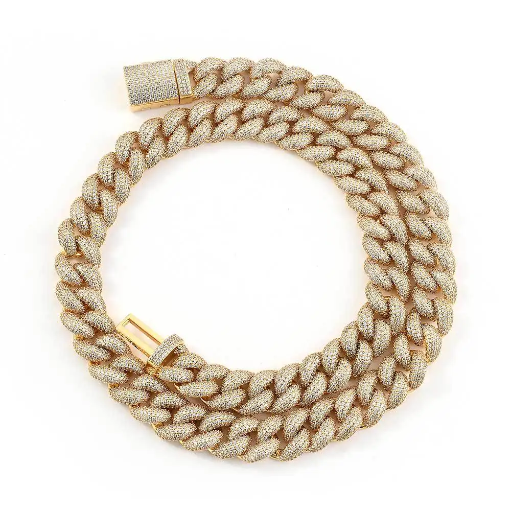 18mm Iced Out Miami Cuban Link Thick 