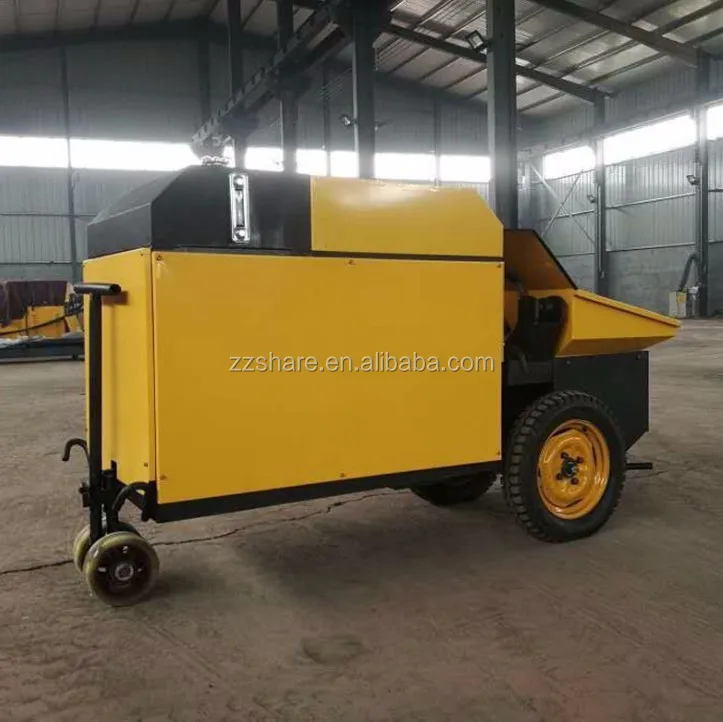 Small Concrete Mixer with Pump Delivery Pipe for Sale