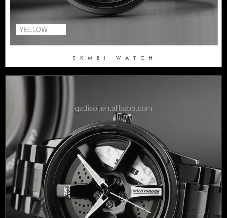 Skmei 1787 New Wheels Rolling Creative Fashion Men's Watch Che Youhui ...