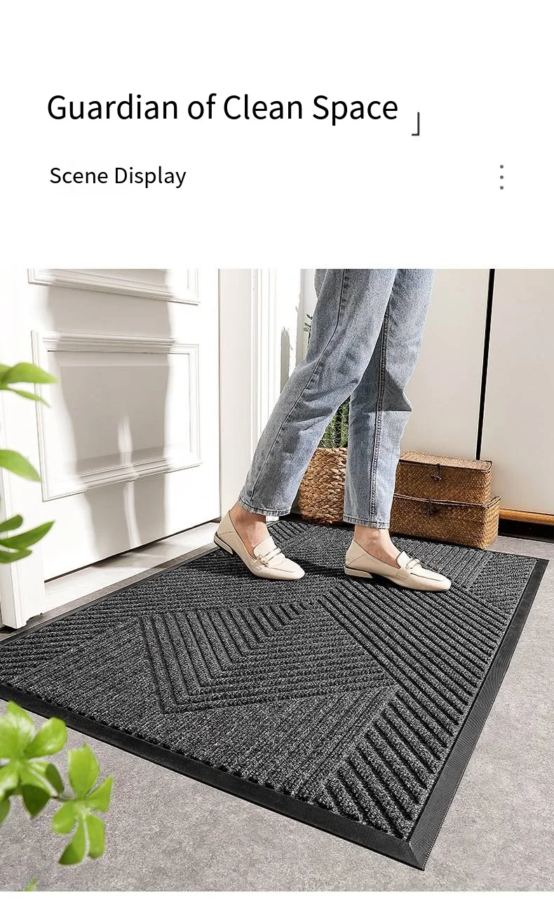 Click Acid Resistant Floor Mat Industrial Antislip Rubber Front