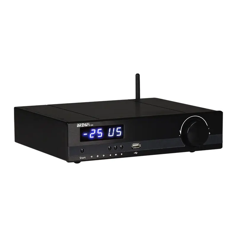 BRZHIFI TPA3255 dual-core HIFI X20 amplificatore 600W alta potenza lettore USB BT audio abbinato