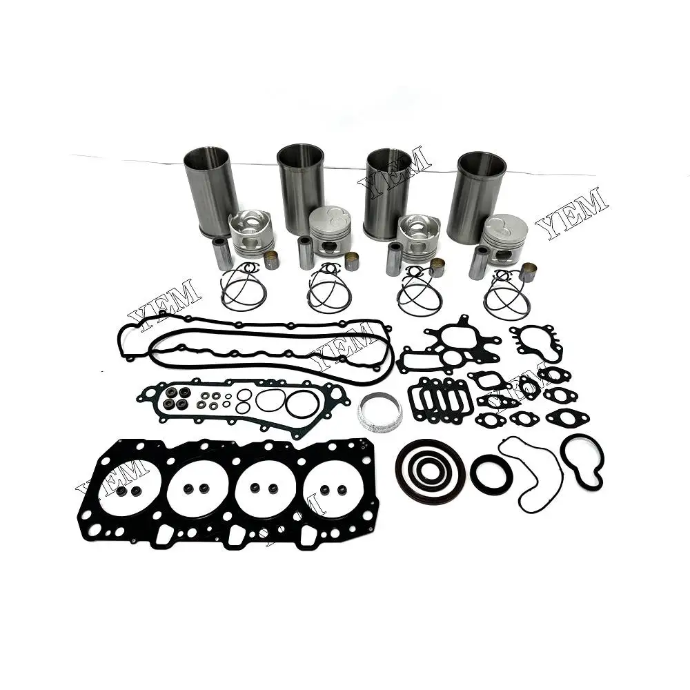1KZ Engine Overhaul Kit With Cylinder Gasket Piston Ring Liner for Toyota