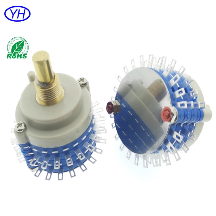 Free Samples Customized ODM OEM Metal Shaft Electrical 38mm 3 Poles 8 12 23 24 Position Rotary Switch Non Shorting