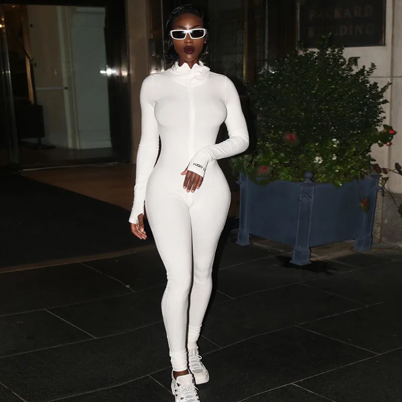 jumpsuit and turtleneck